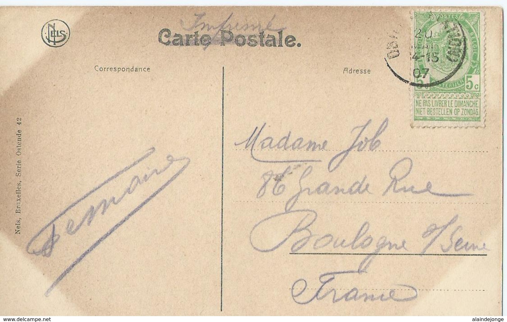 Oostende - Ostende - L'Heure Des Bains - Nels Serie Ostende 42 - 1907 - Oostende