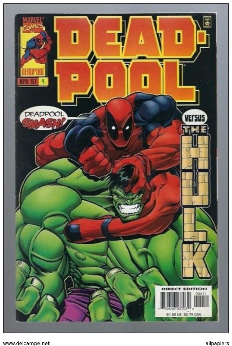 Dead Pool Vol 1 N°4 Why Is It, To Save Me, I Must Kill You ? - Deadlines De 1997 - Andere & Zonder Classificatie