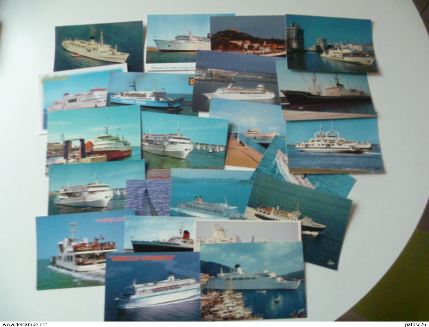 LOT DE21 CARTES  TRANSPORT  BATEAU - Other & Unclassified