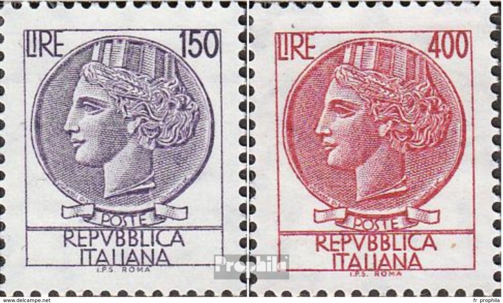 Italie 1522-1523 (complète.Edition.) Neuf Avec Gomme Originale 1976 Italia Turrita - 1971-80: Mint/hinged