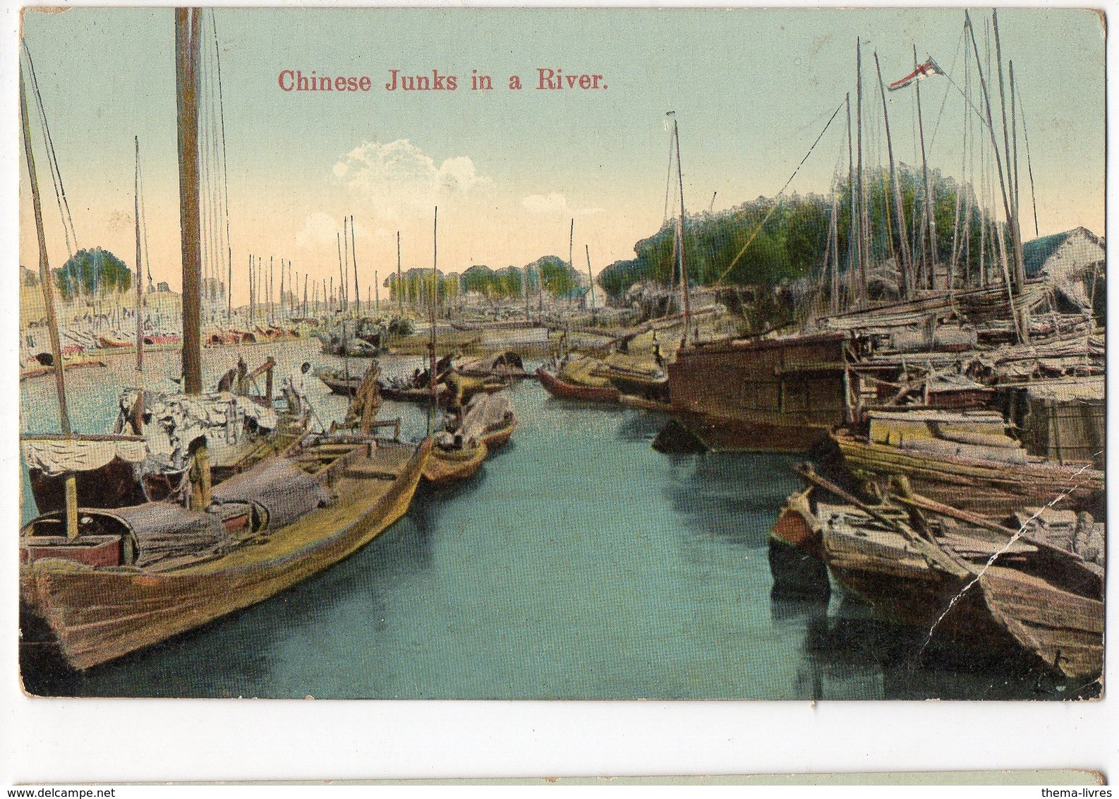Shangaï (Chine) Chinese Junks In A River   (PPP16362) - Cina