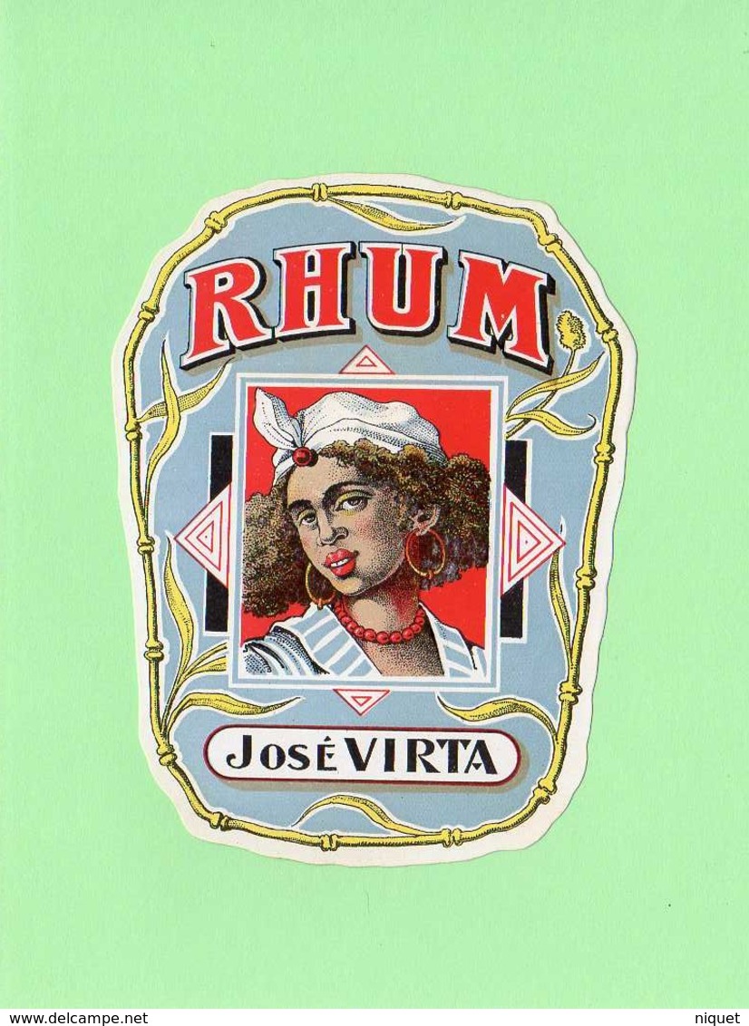 Etiquette Rhum, Rhum José Virta - Rhum