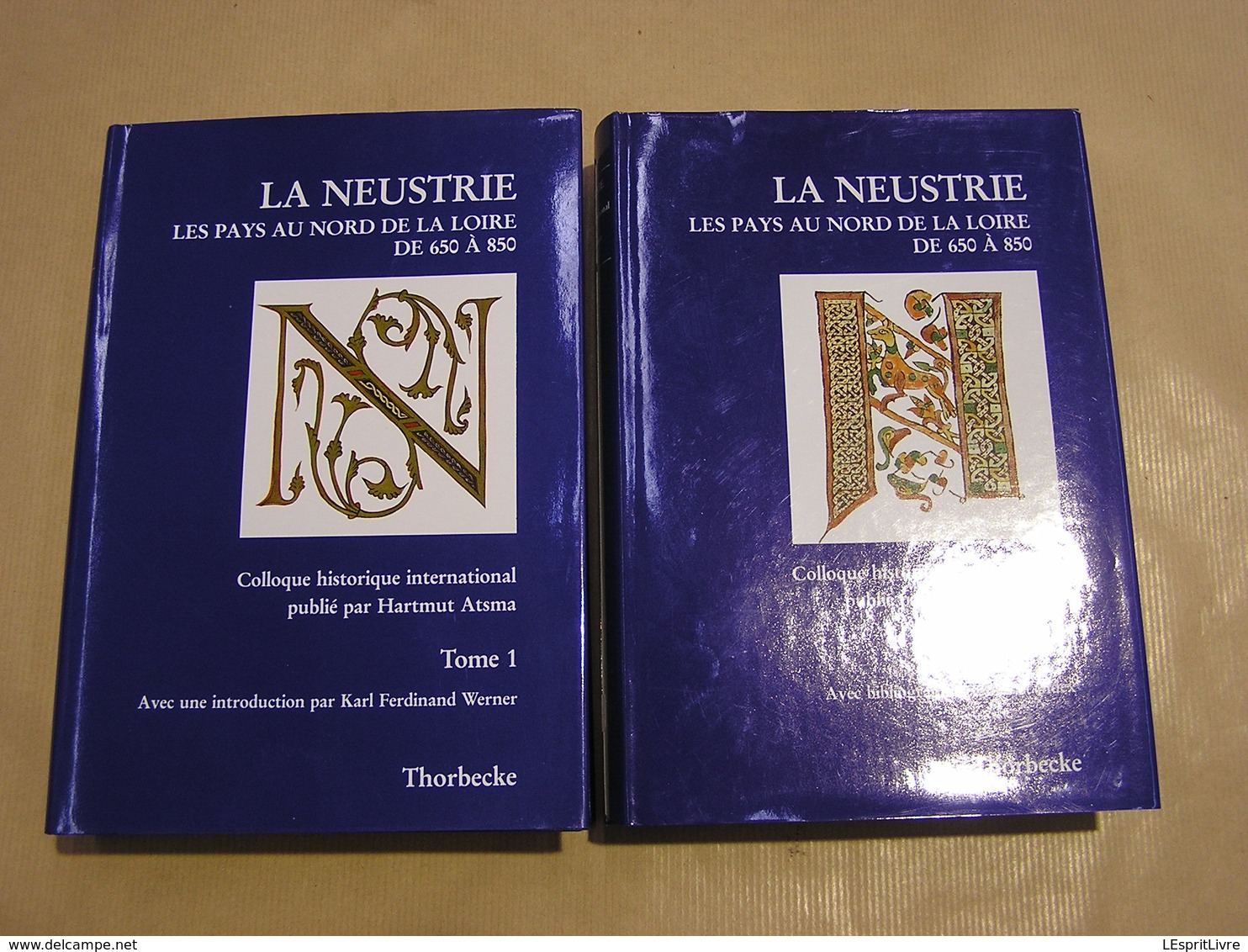 LA NEUSTRIE Les Pays Au Nord De La Loire De 650 à 850 2 Tomes Archéologie Histoire Normandie Caën Trainecourt Bretagne - Normandië