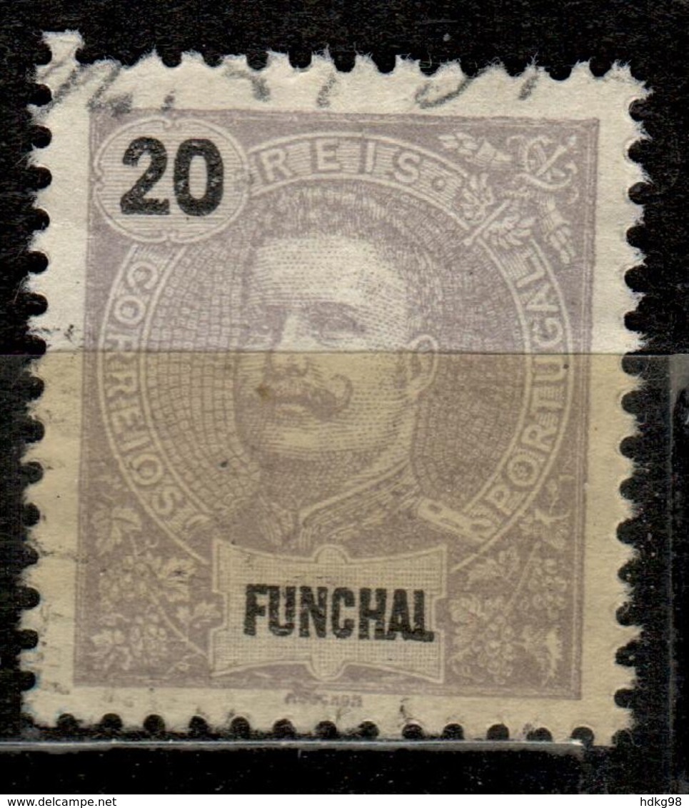 P+ Funchal 1897 Mi 17 Carlos I. - Funchal