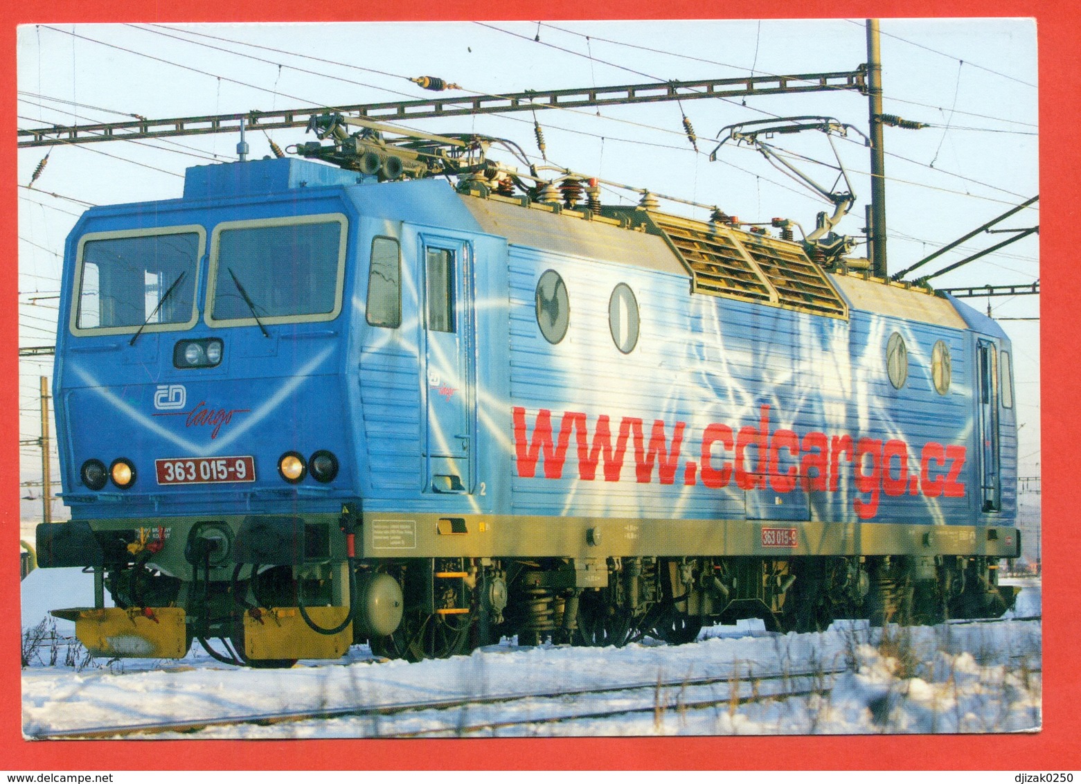 Czech Republik 2005. Electric Locomotive. - Treinen