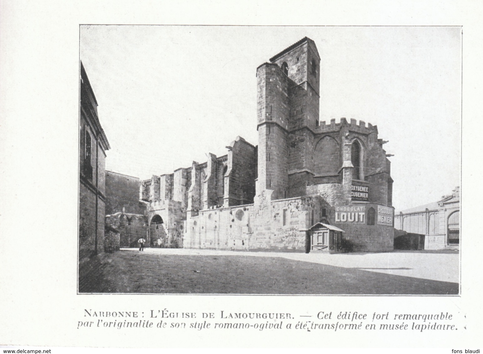 1924 - Iconographie - Narbonne (Aude) - L'église De Lamourguier - FRANCO DE PORT - Non Classés