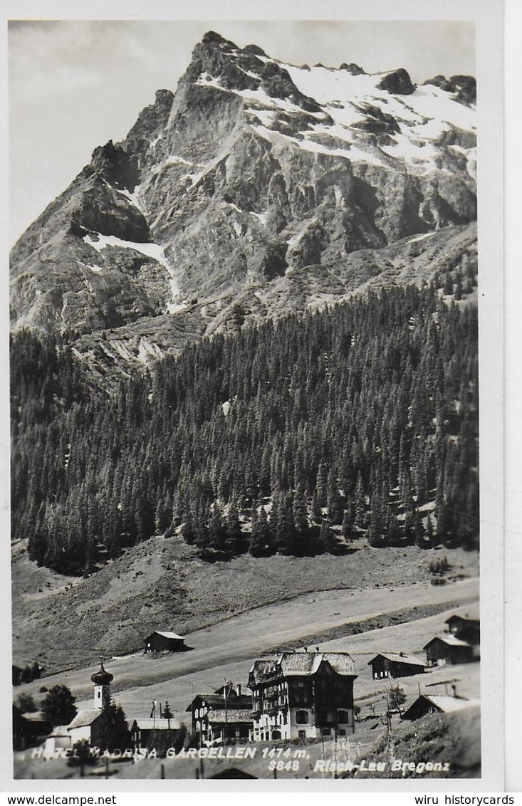 AK 0106  Gargellen - Hotel Madrisa / Verlag Risch Lau Um 1940-50 - Schruns