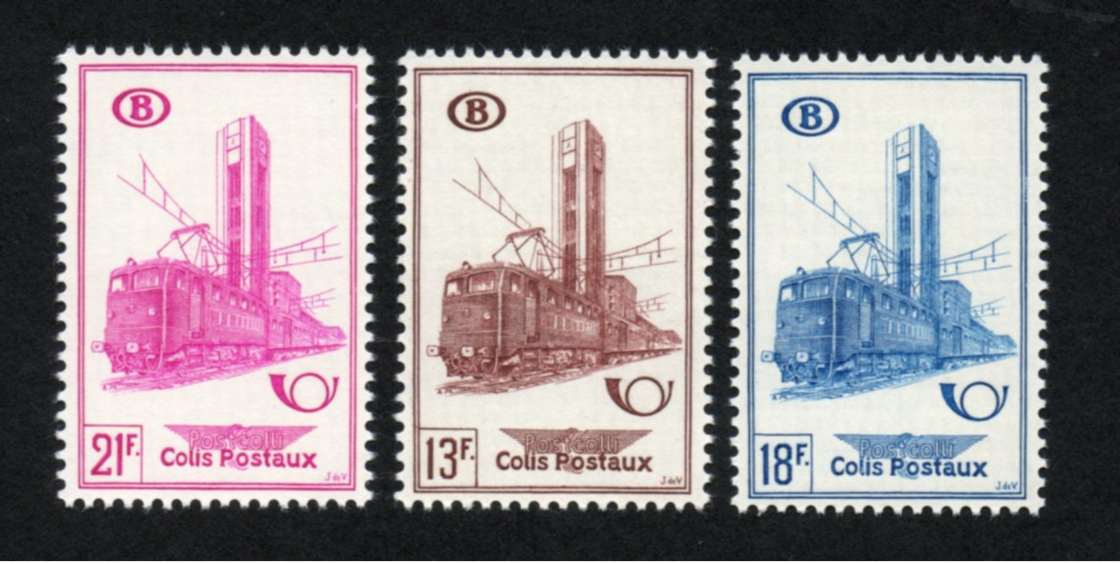 SPOORWEG 1954 355//57   MNH ** NEUF P/D CHARIERE GOMME ORIGINE INTACTE VF - Other & Unclassified