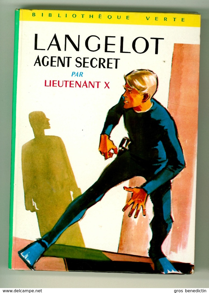 B.V. N°284 - Lieutenant X - "Langelot Agent Secret" - 1969 - Bibliothèque Verte