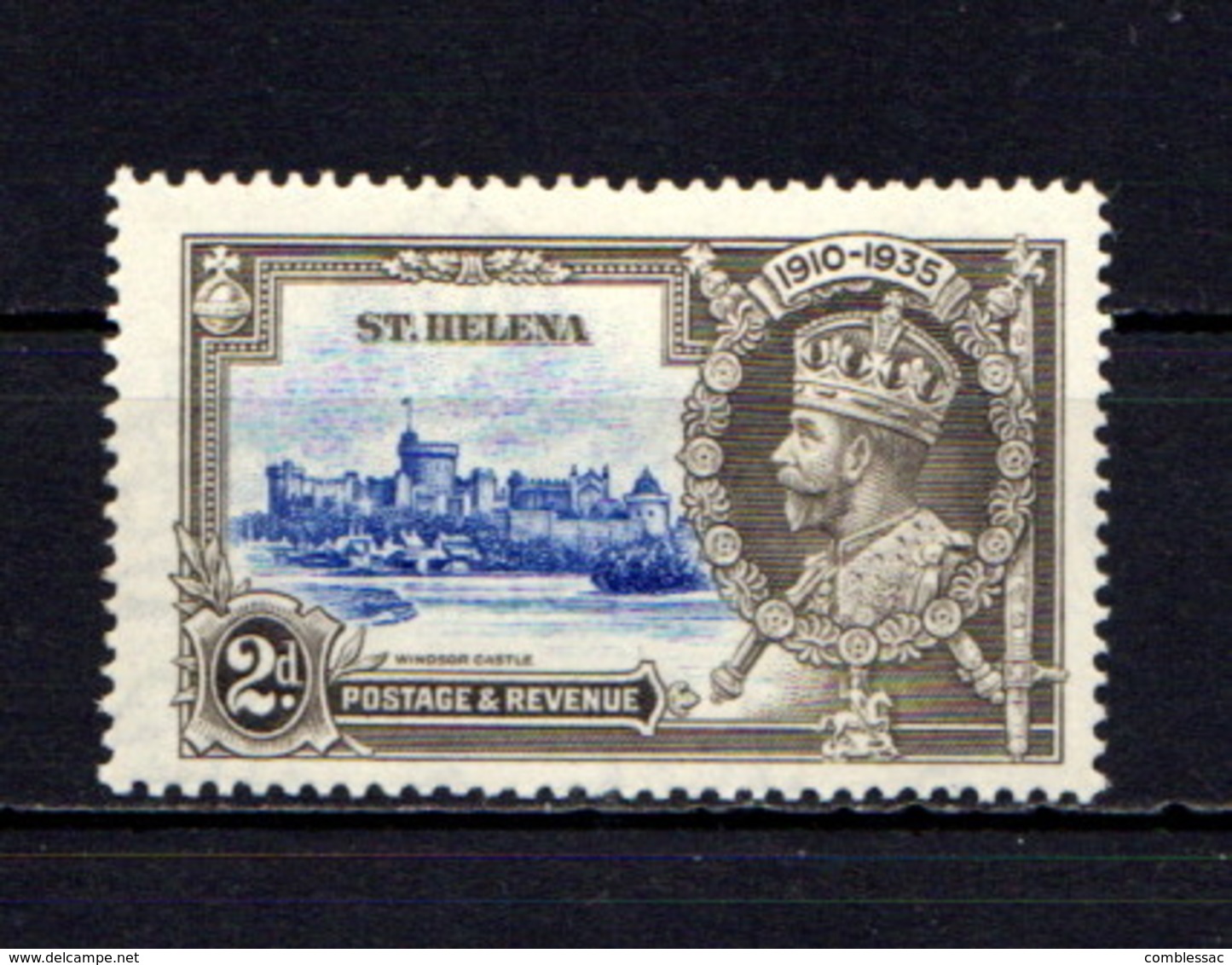 ST  HELENA    1935    Silver  Jubilee   2d  Ultramarine  And  Grey   MH - Saint Helena Island