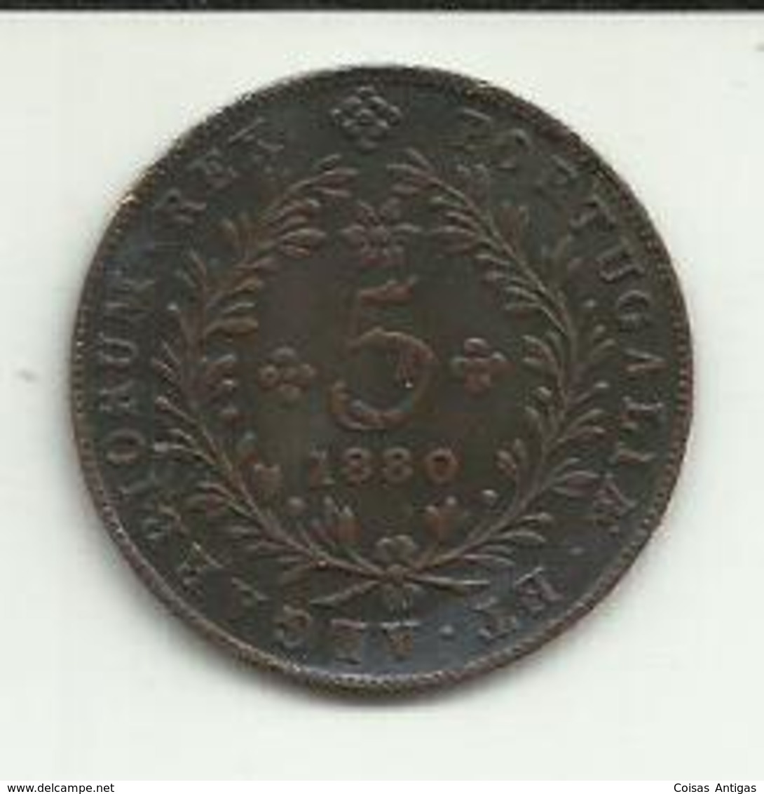 5 Réis 1880 D. Luis I Açores/Portugal - Azores