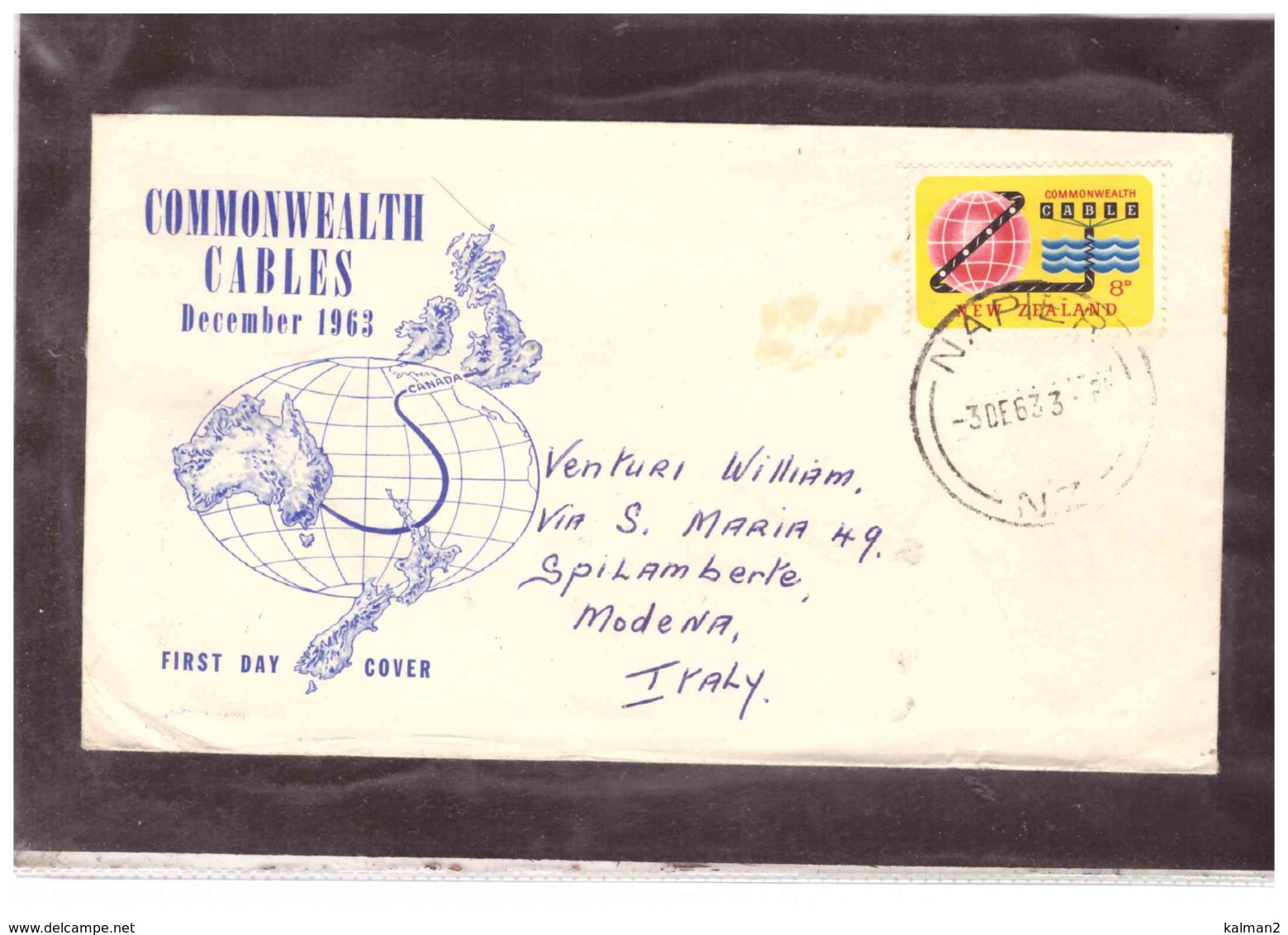 AUSFDC420   -   3.12.1963    /      FDC  SG.  Nr. 820   ( Y & T. Nr. 419 ) - FDC