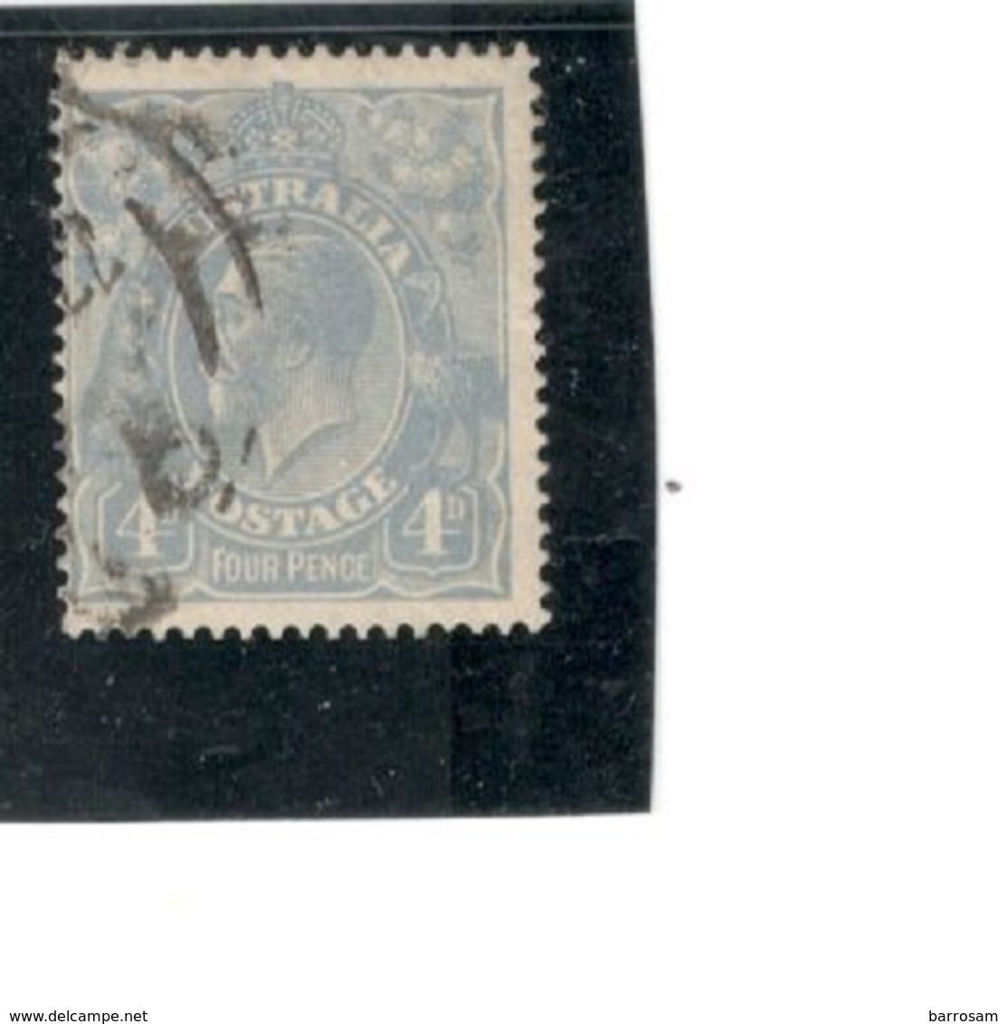 AUSTRALIA1921:Michel38XA (Yvert28) Used  Cat.Value $11.50 - Used Stamps