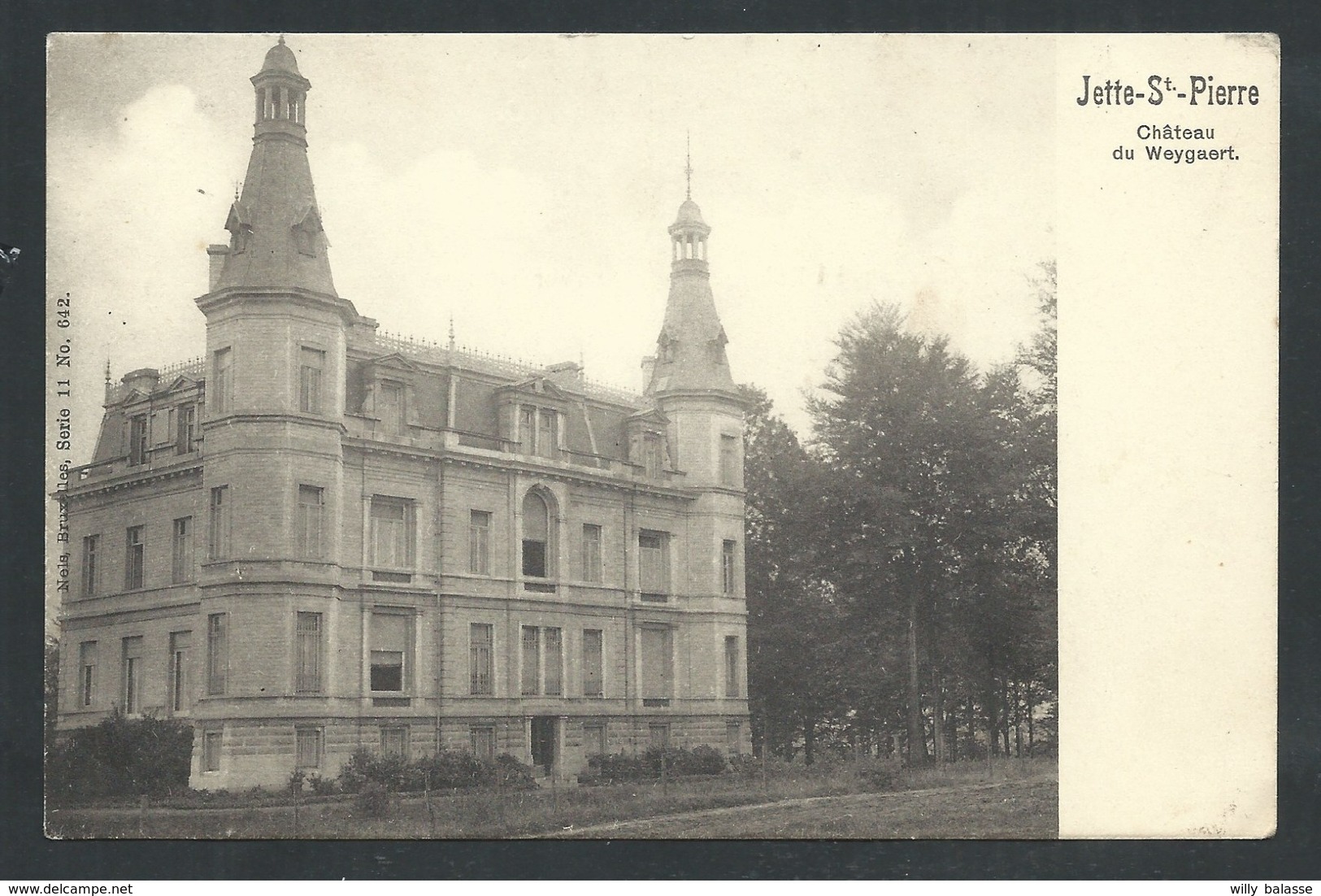 +++ CPA - JETTE ST PIERRE - Château Du Weygaert - Nels Série 11 N° 642  // - Jette