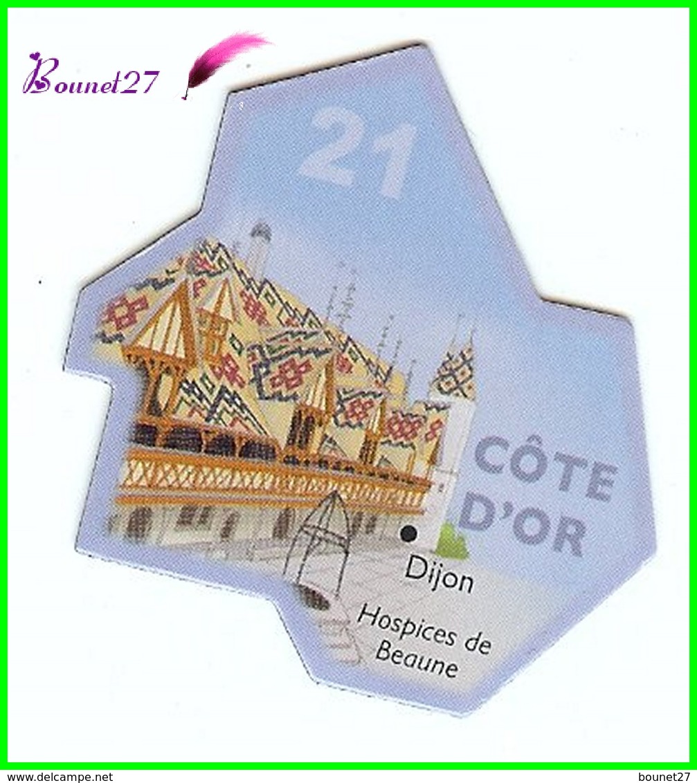 Magnet Le Gaulois Les Départements - 21 Côte D'Or Dijon Hospices De Beaune - Magnets