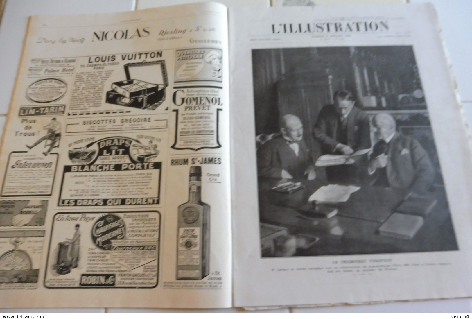L'ILLUSTRATION 3 JUILLET 1926-ROI ESPAGNE-L'ARMEE DU SALUT- RALLYE CHAMPAGNE-MERVEILLES D'ART DE TOUT ANKH AMON-FAYOLLE - L'Illustration