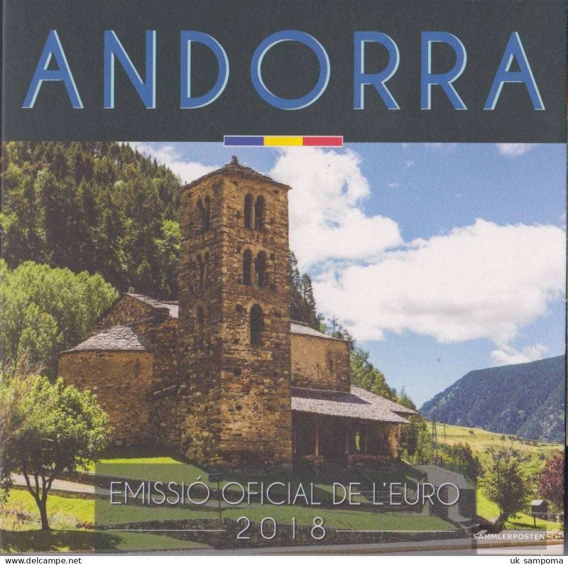 Andorra 2018 Stgl./unzirkuliert Official Kursmünzensatz Stgl./unzirkuliert 2018 Euro Reprint In Folder - Andorra