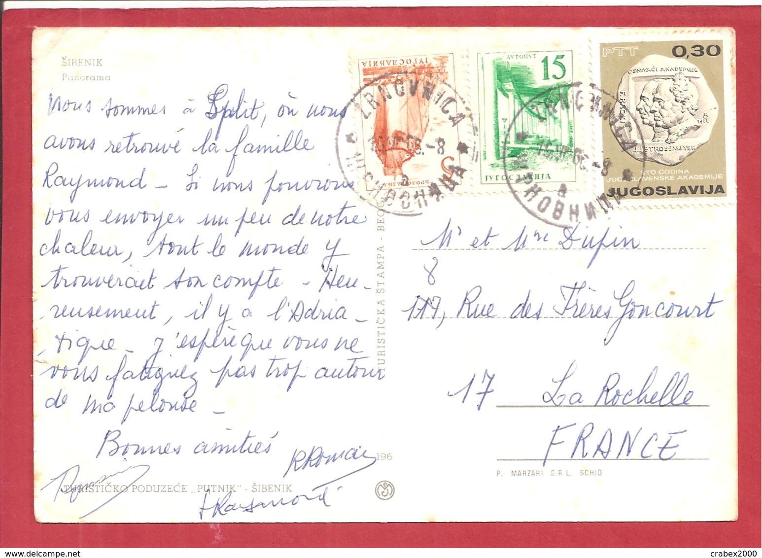 Y&T N°2157 BUDAPEST Vers FRANCE 1971   2 SCANS - Lettres & Documents