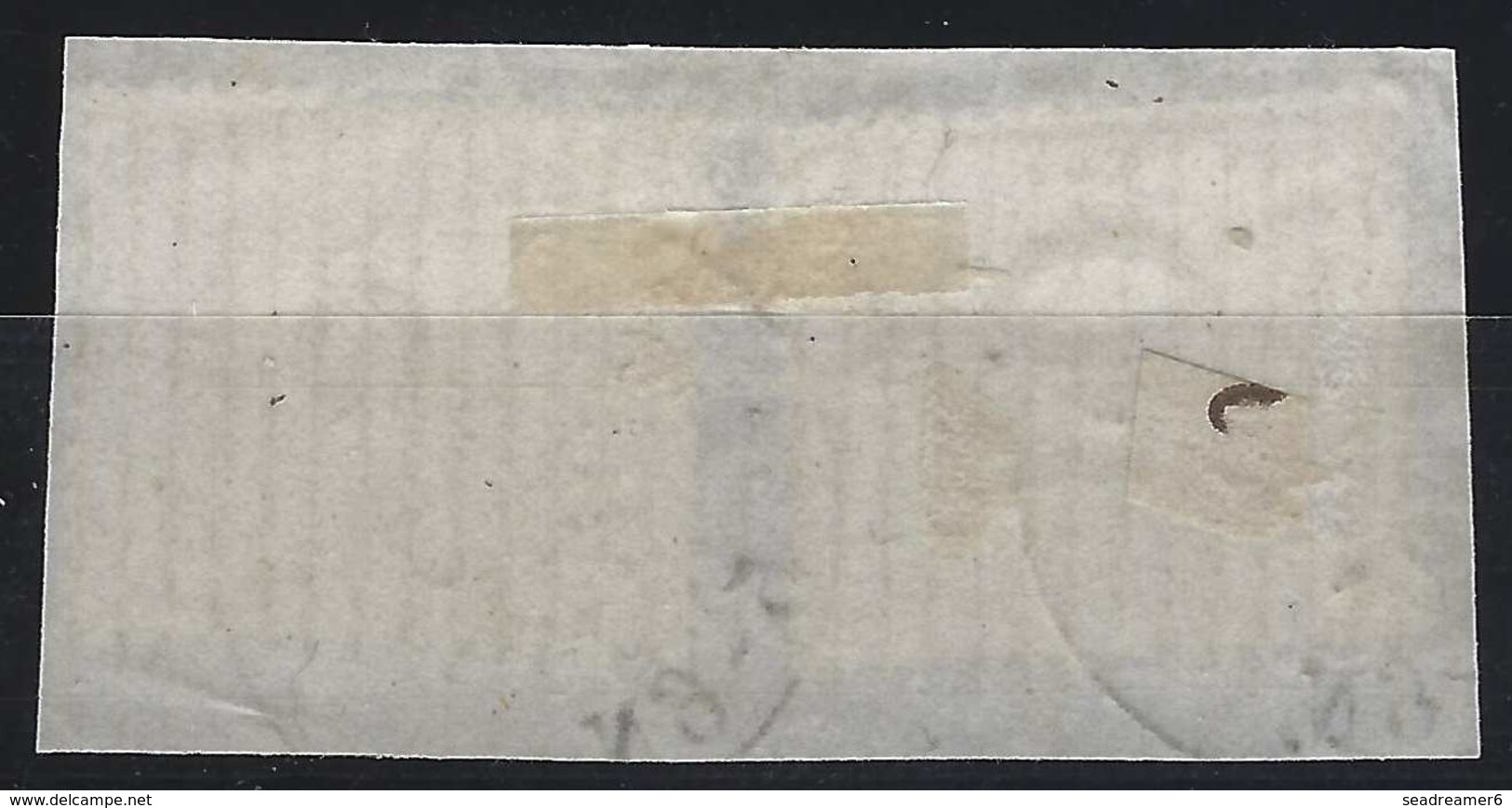 FRANCE Alsace Lorraine N°4 & 5 15c Sur Fragment Oblitéré Cachet Allemand De Hayingen Superbe ! - Autres & Non Classés