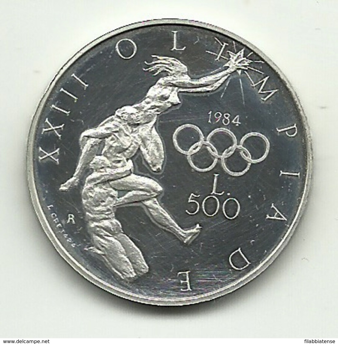 1984 - San Marino 500 Lire - Olimpiadi - San Marino