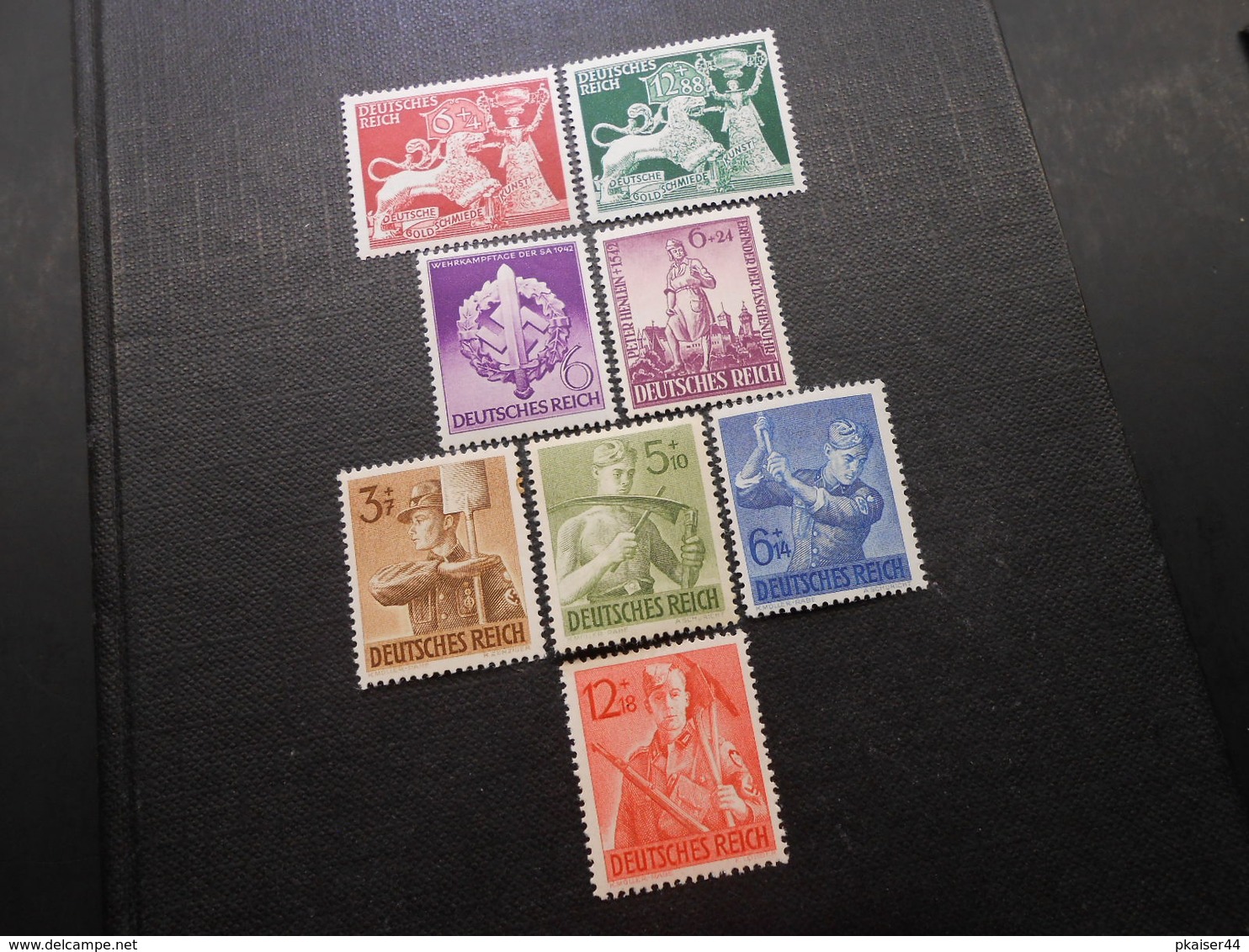 D.R.Mi 816**- 819**/850-853**MNH  - 1942/1943 - Mi 11,70 € - Unused Stamps