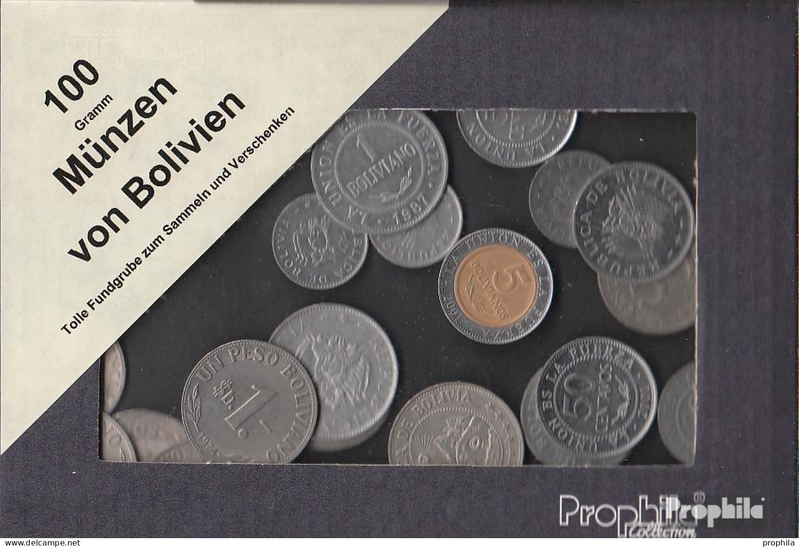 Bolivien 100 Gramm Münzkiloware - Vrac - Monnaies