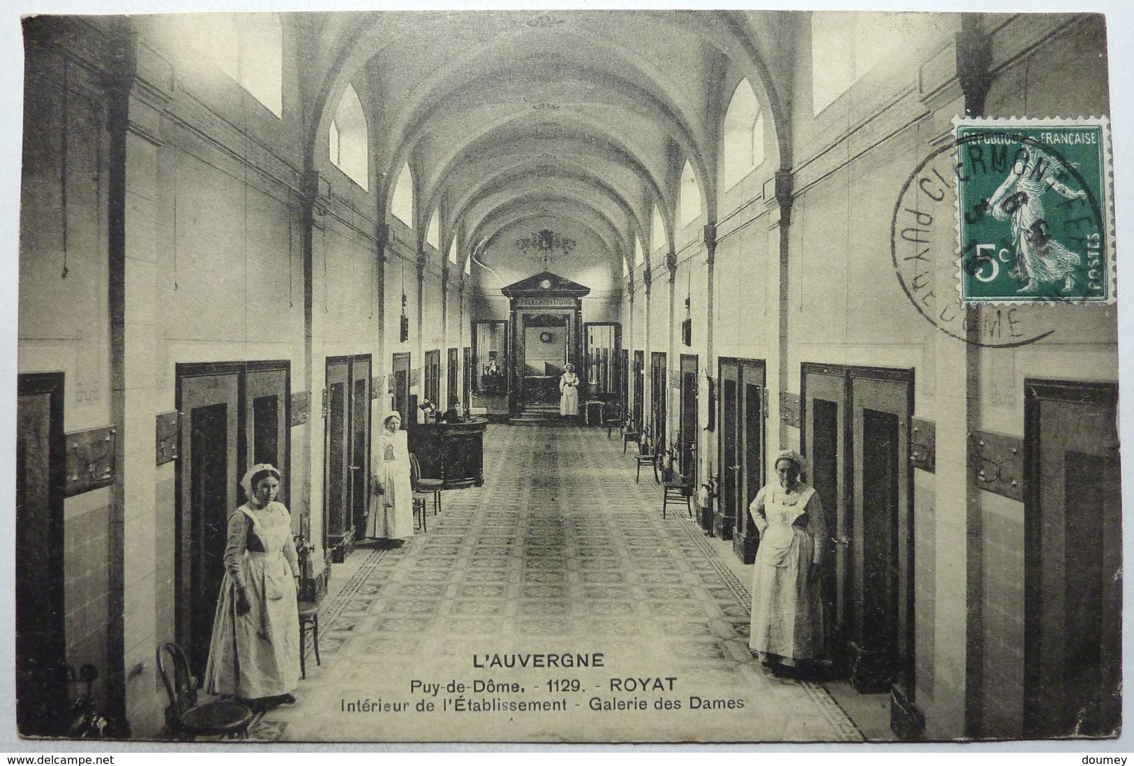 INTÉRIEUR DE L'ÉTABLISSEMENT - GALERIE DES DAMES - ROYAT - Royat