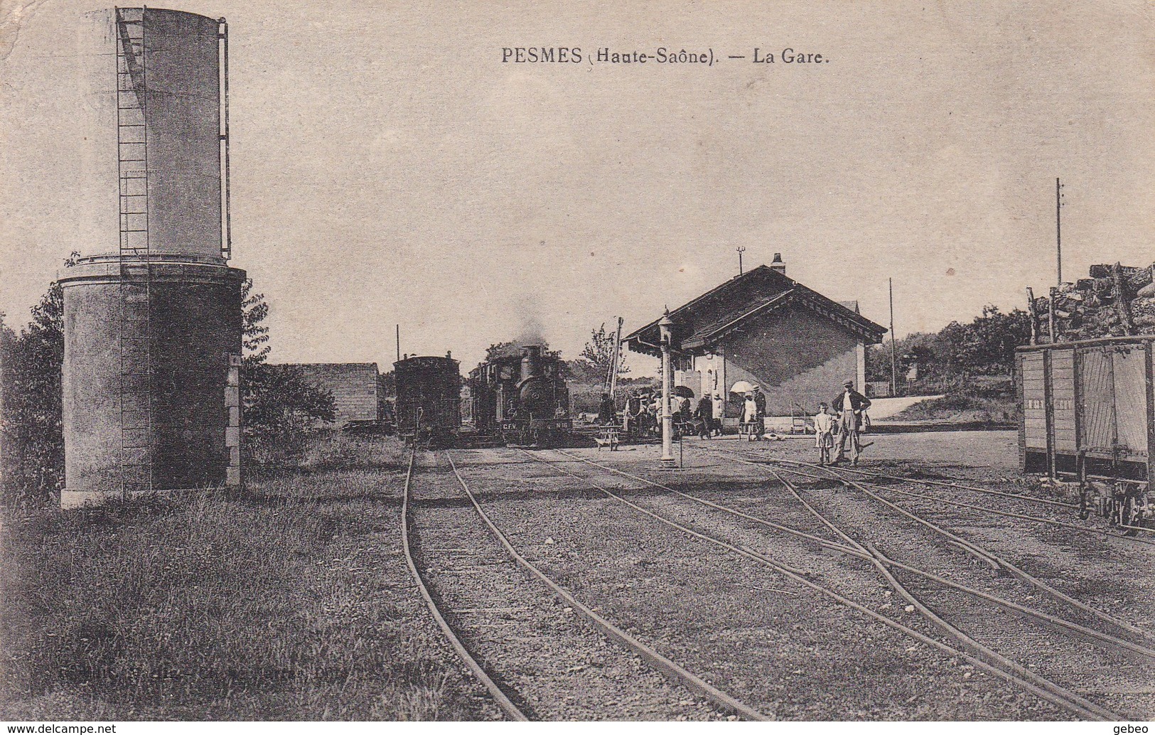 PESMES -- Trains - Animation- La Gare - Pesmes