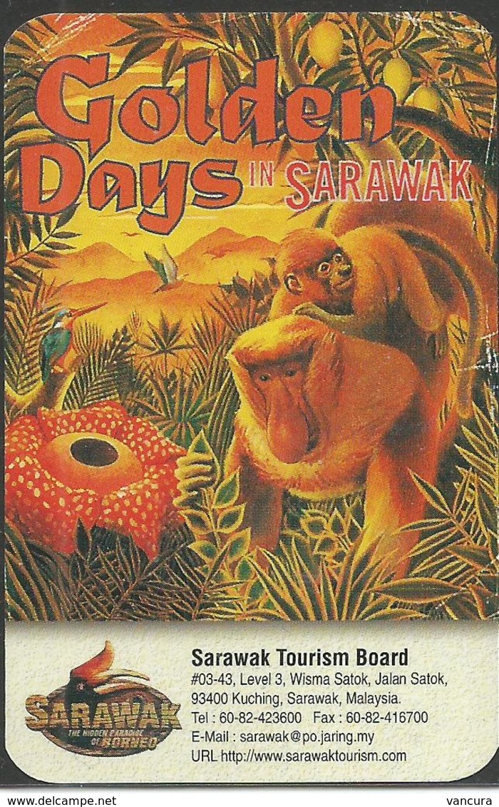 Sarawak Calendar 1999 Monkey Kingfisher - Petit Format : 1991-00