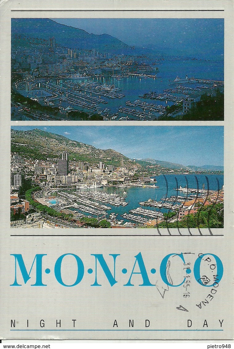 Principaute De Monaco, Montecarlo, Le Port "Nuit Et Jour", The Harbour "Night And Day" - Porto