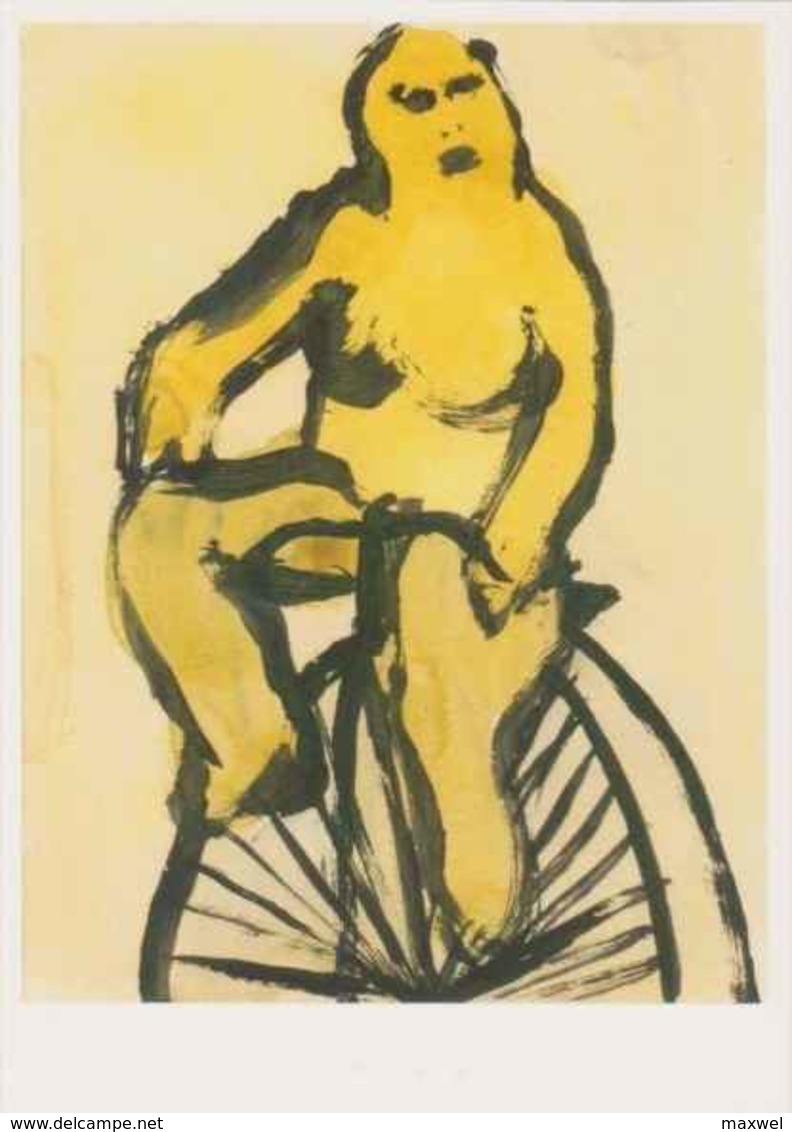 ERGON - Femme à Bicyclette - Grand Bi - Vélo - Cyclisme - Illustrateurs - Illustrateur - Ergon