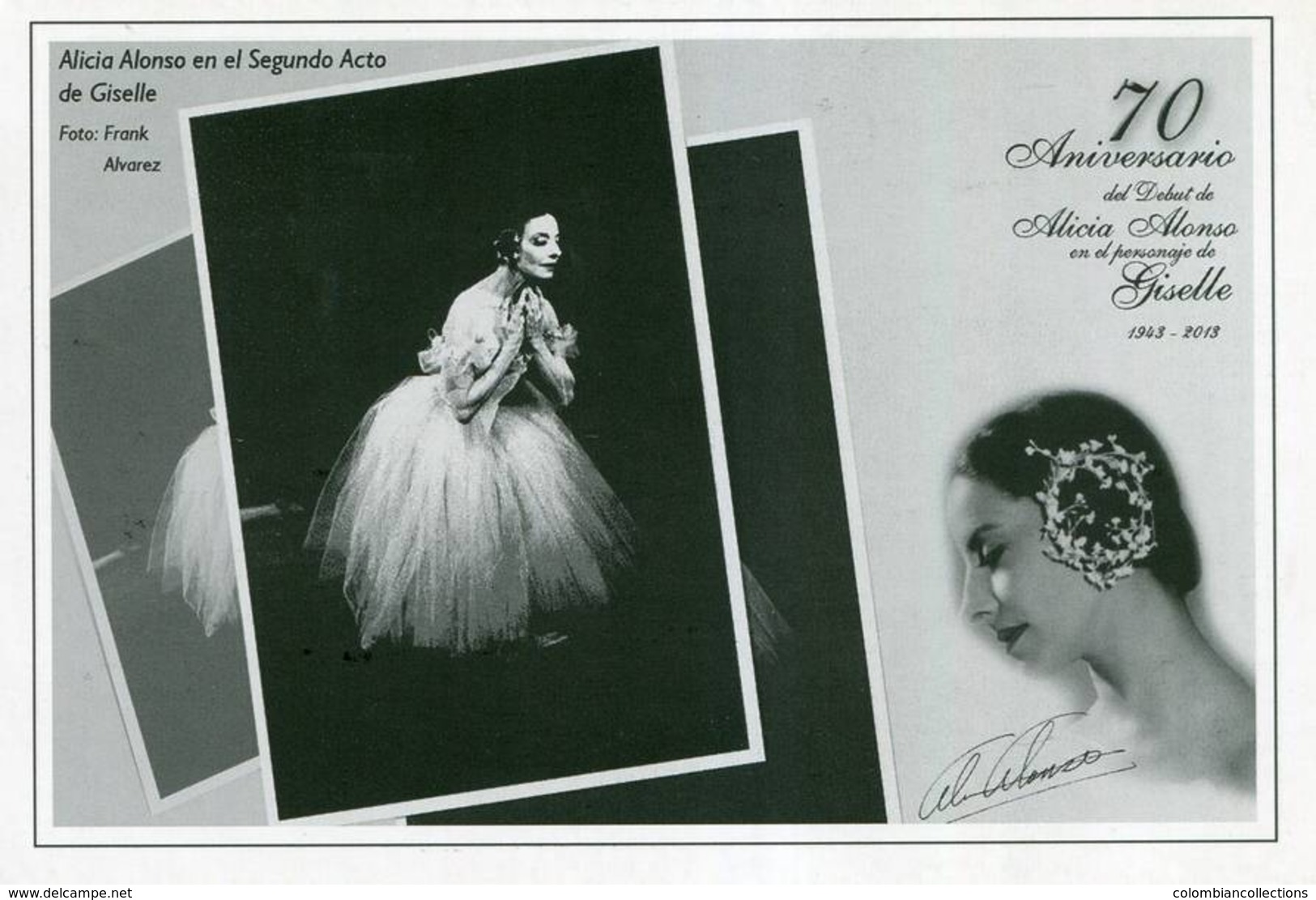 Lote PEP1209, Cuba, 2014, Entero Postal Stationery, Alicia Alonso, 19-20, Dance, Ballet, Giselle - Cartes-maximum