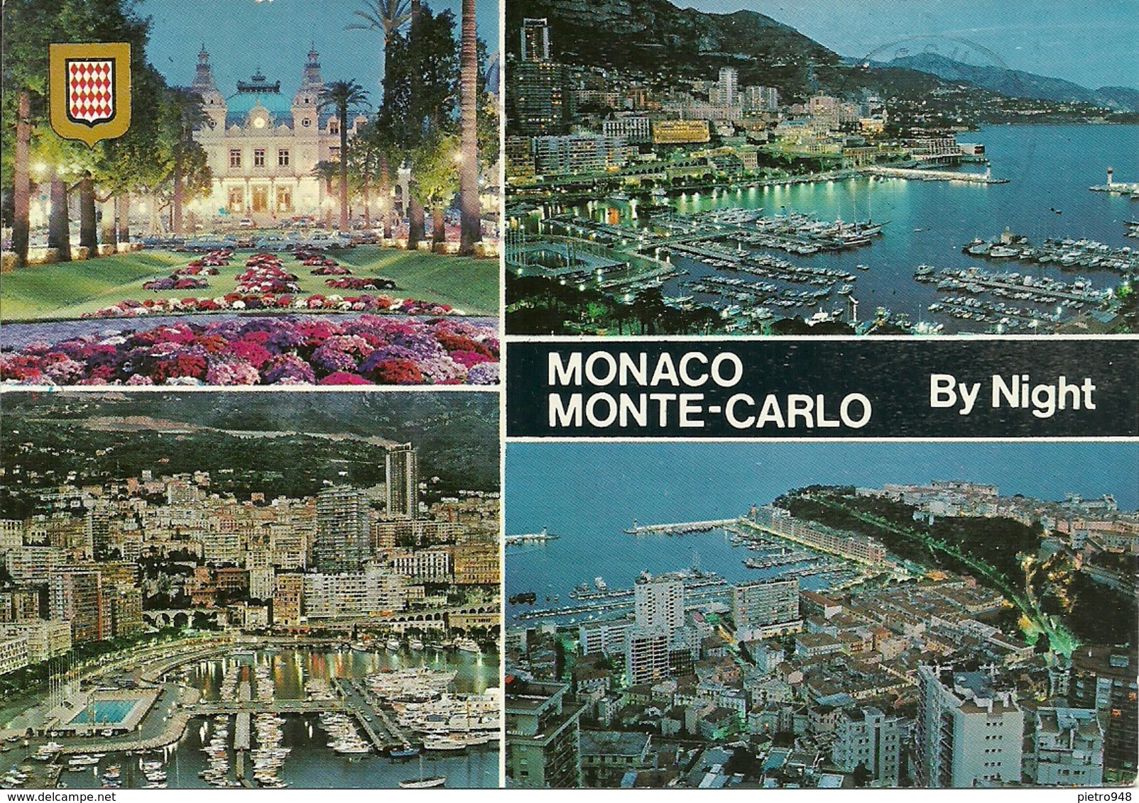 Principaute De Monaco, Montecarlo, Vues La Nuit, Views At Night, Vedute Notturne - Viste Panoramiche, Panorama