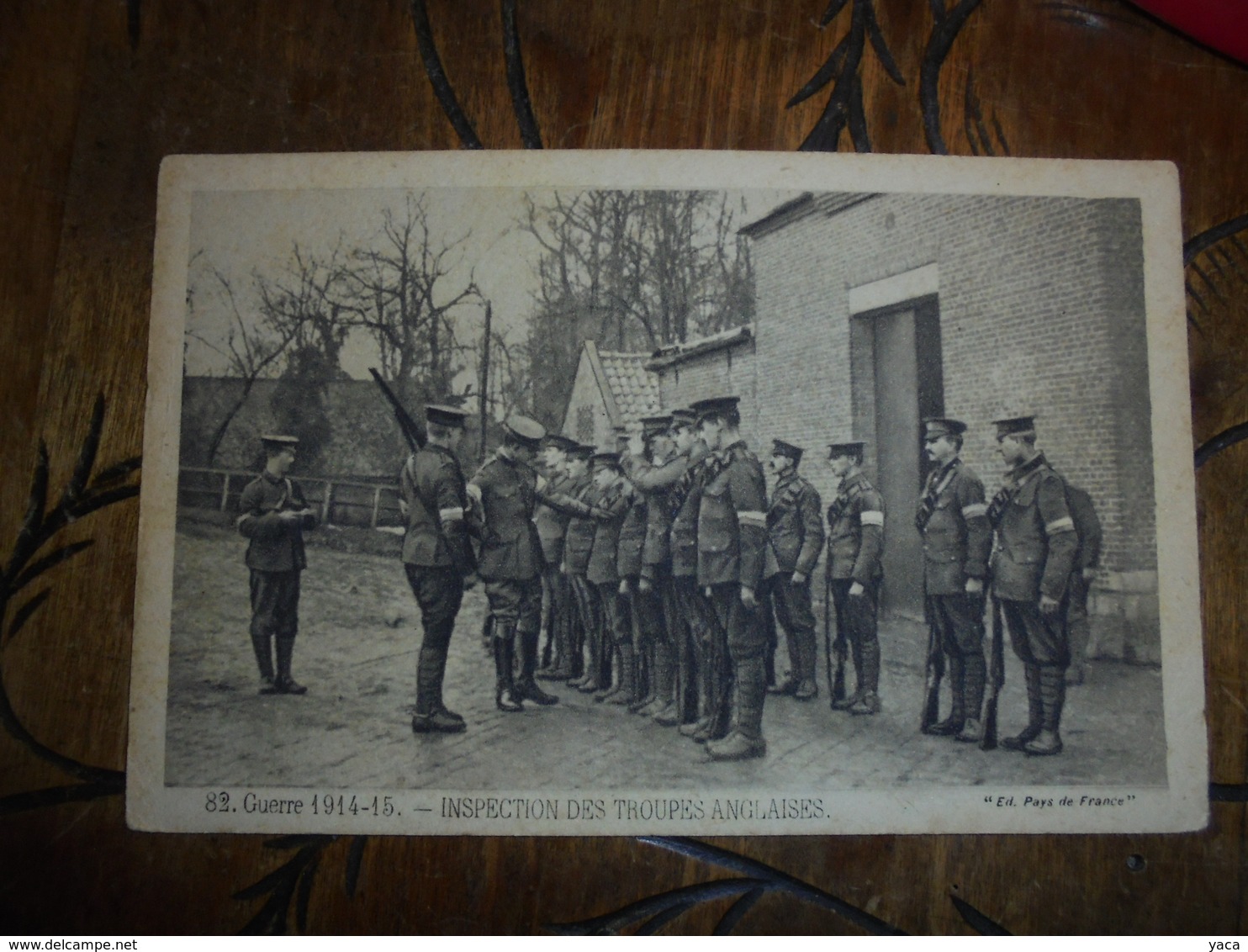 Inspection Des Troupes Anglaises - Guerre 1914-18