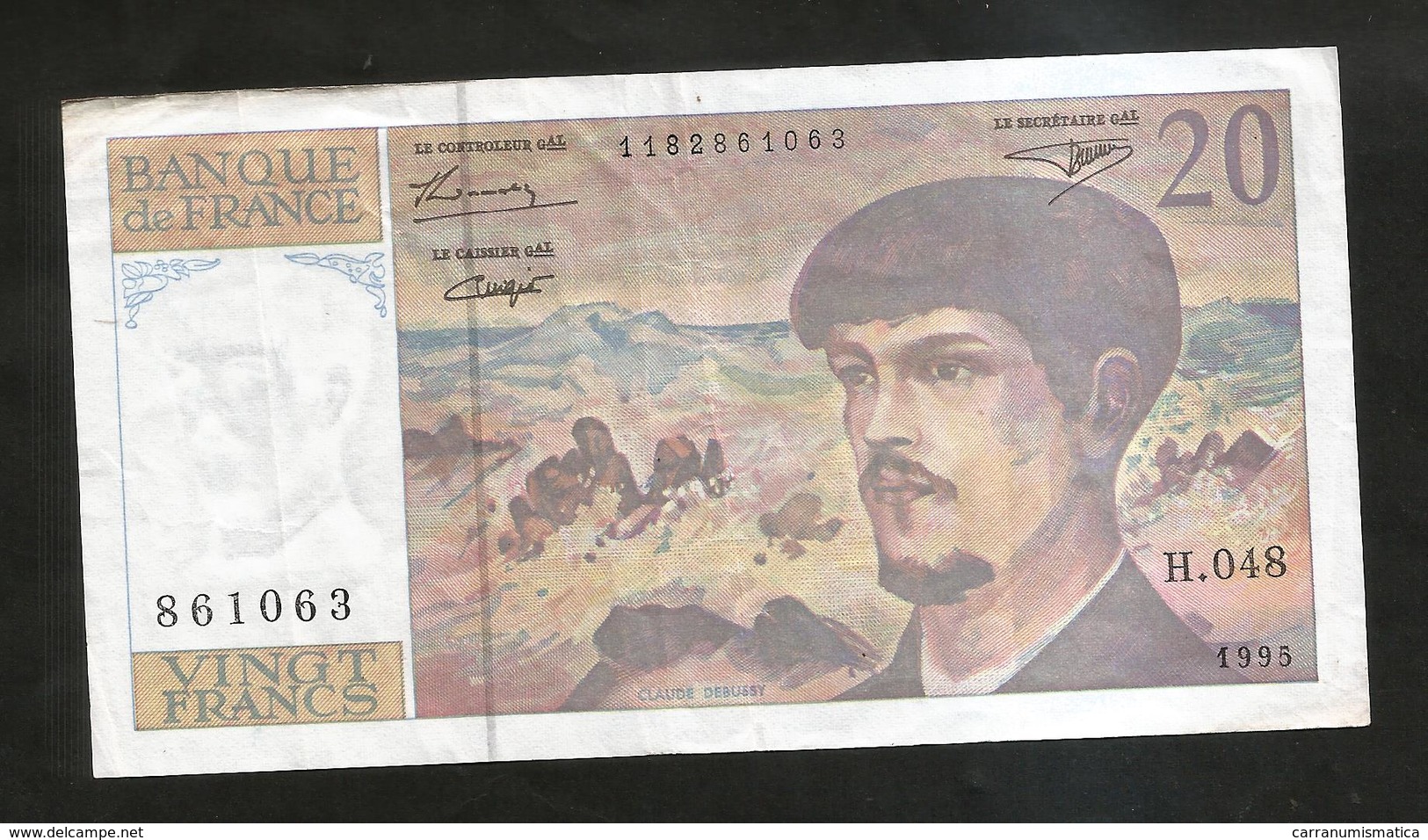 FRANCE - BANQUE De FRANCE - 20 Francs DEBUSSY (1995) - 20 F 1980-1997 ''Debussy''