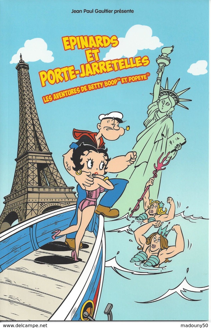 PARFUM JEAN PAUL GAULTIER BANDE DESSINEE EPINARD ET PORTE JARTELLES  AVENTURE DE BETTY BOOP ET POPËYE NEUF - Autres & Non Classés