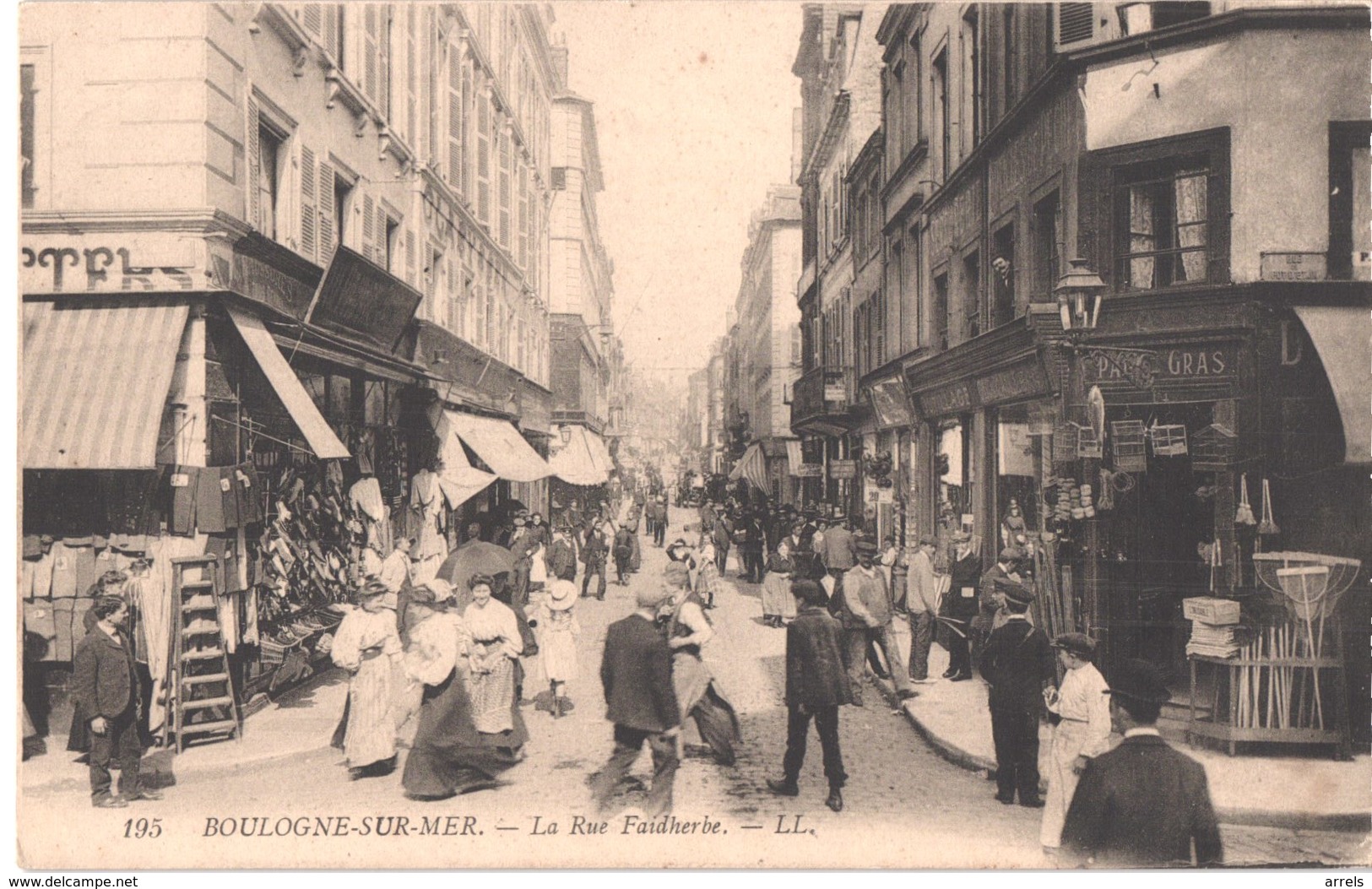 FR62 BOULOGNE SUR MER - LL 195 - La Rue Faidherbe - Animée - Belle - Boulogne Sur Mer