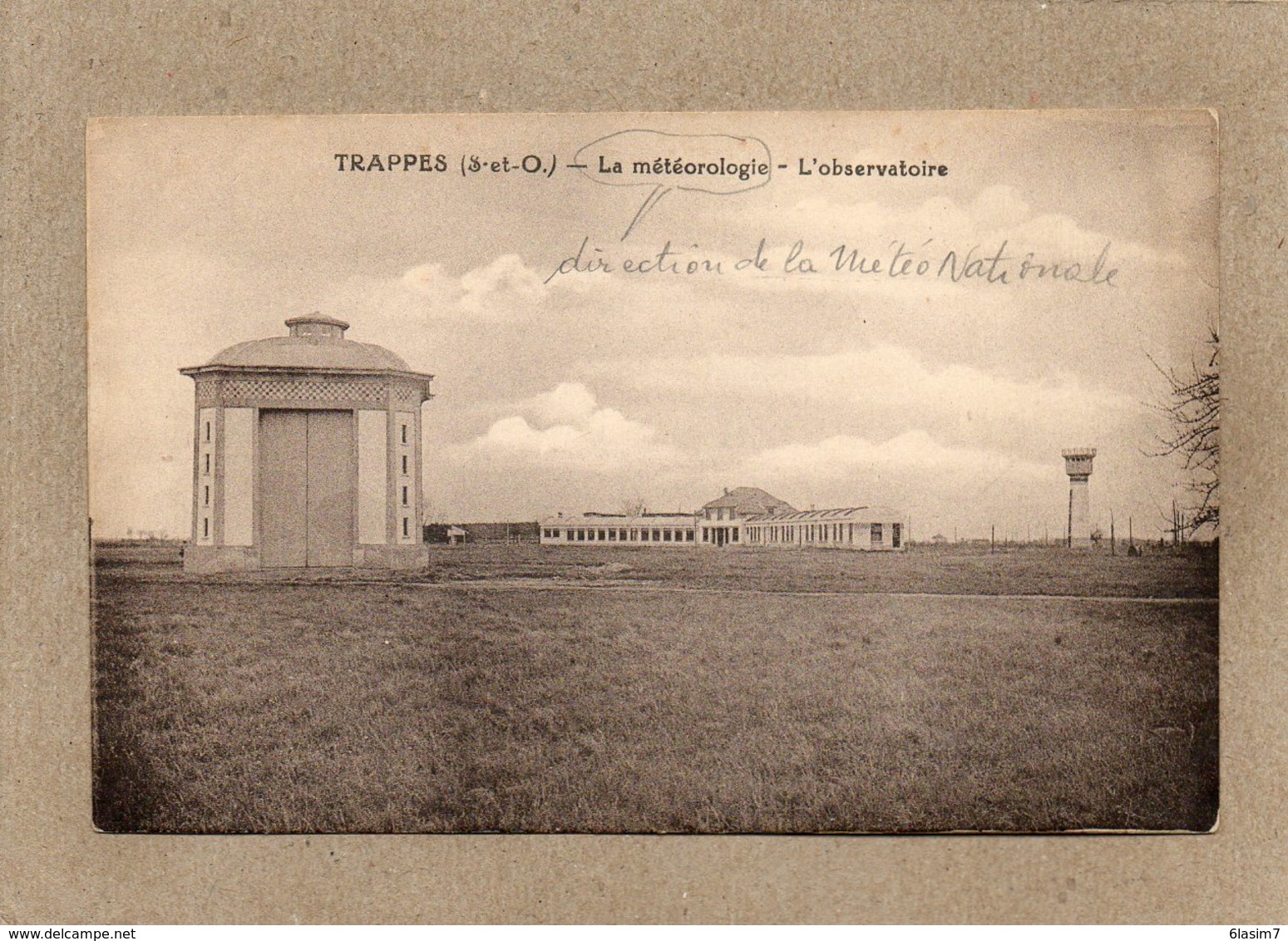 CPA - TRAPPES (78) - Thème : METEO - Aspect De L'Observatoire De Météorologie De La Direction De La Météo Nationale - Trappes