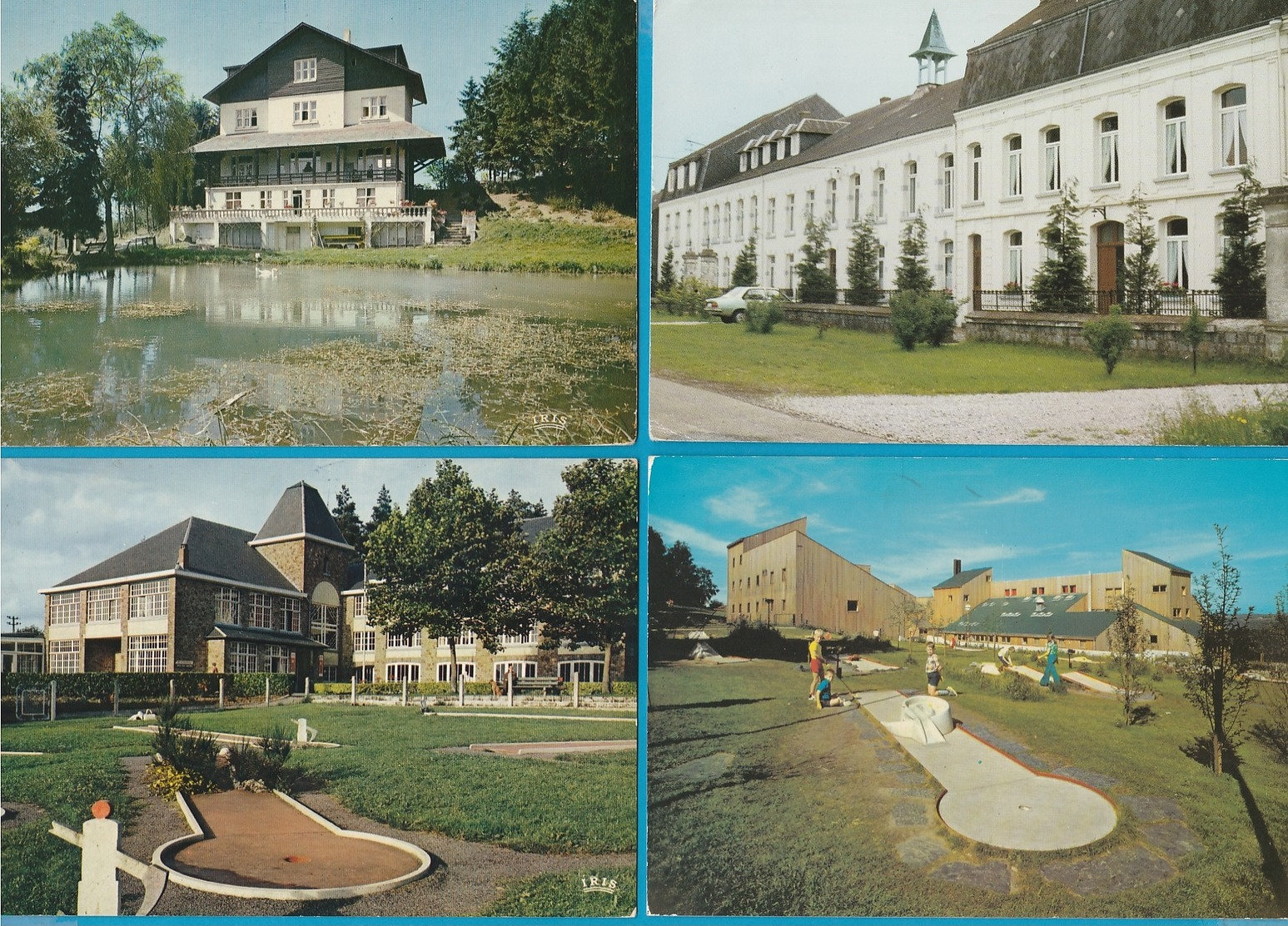 BELGIË Vakantiecentrums, Centre de vacances, Lot van 60 postkaarten, 60 cartes postales