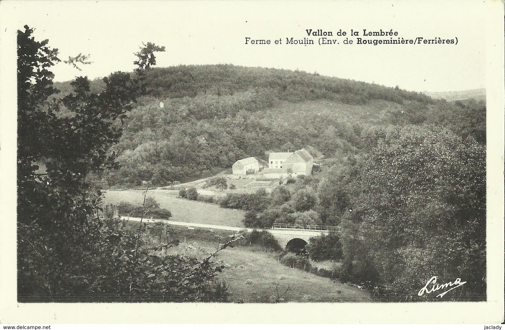 Vallon De La Lambrée -- Ferme Et Moulin. (Env. De Rougeminière/Ferrières)   (2 Scans) - Ferrieres