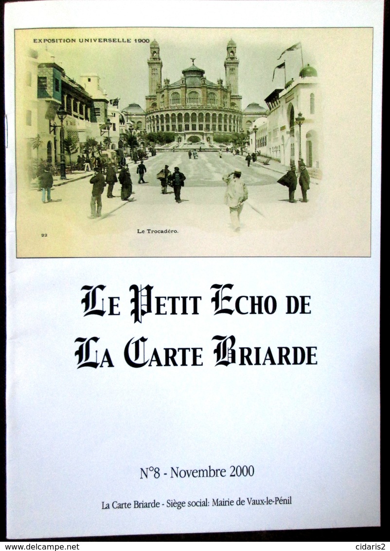 Lot 52 # "PETIT ECHO De La CARTE BRIARDE" C.P.A. Postcard CPA Postkarte Seine & Marne Melun Brie Paris Etc..1999 à 2013. - Français