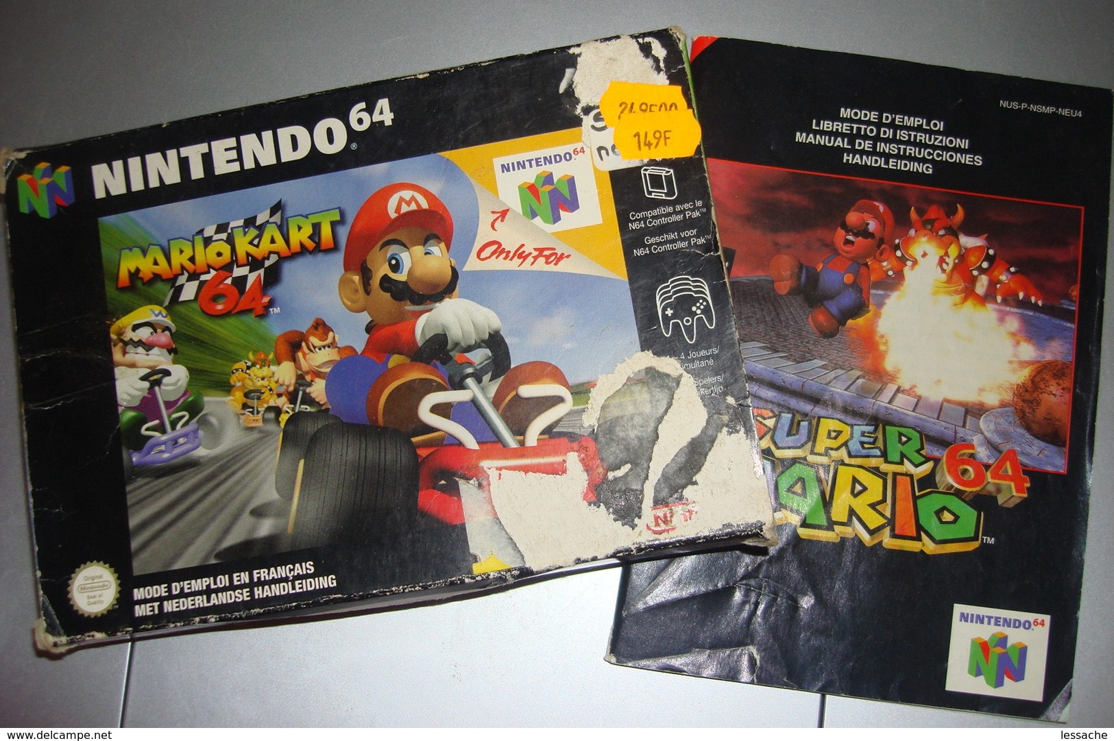 NINTENDO 64 Jeu MARIO KART Avec Boite Et Notice - Nintendo 64