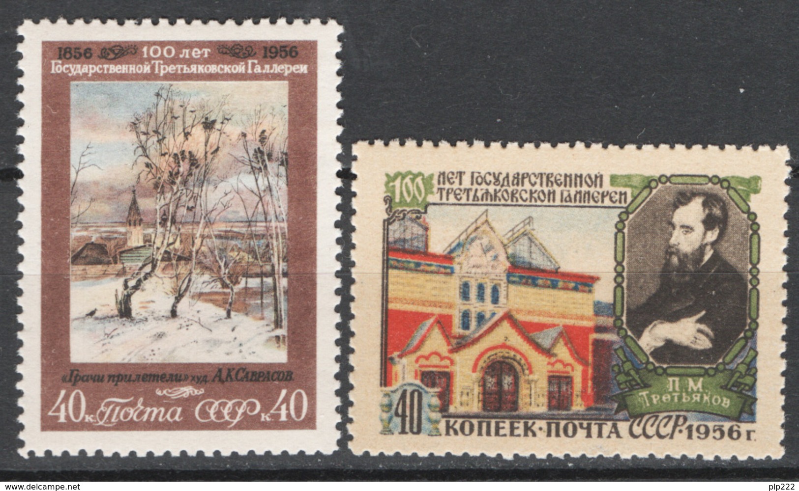 Russia 1956 Unif. 1823/24 **/MNH VF - Unused Stamps