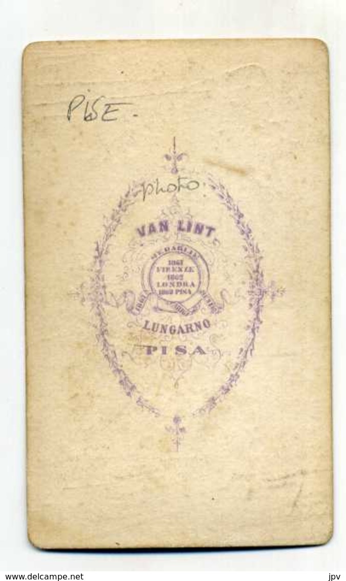 PHOTO CDV ITALIE : PISE - Photographe VAN LINT - Anciennes (Av. 1900)