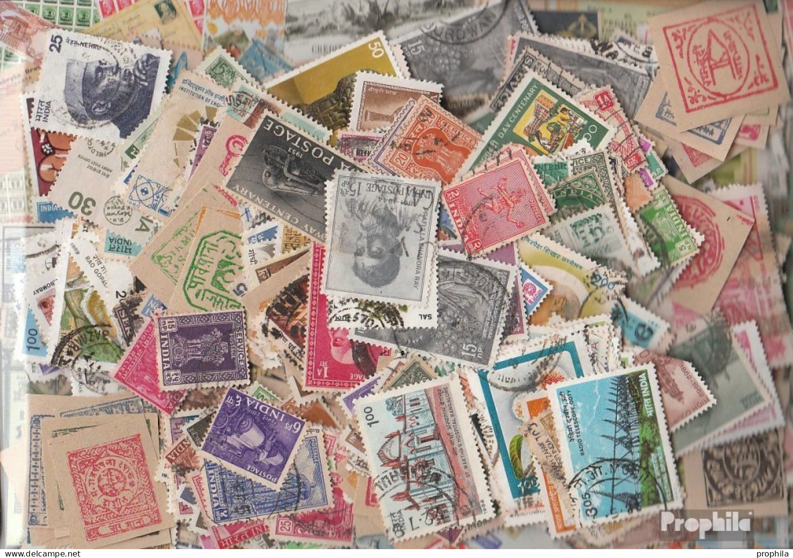 Indien 1.500 Verschiedene Marken - Collections, Lots & Séries