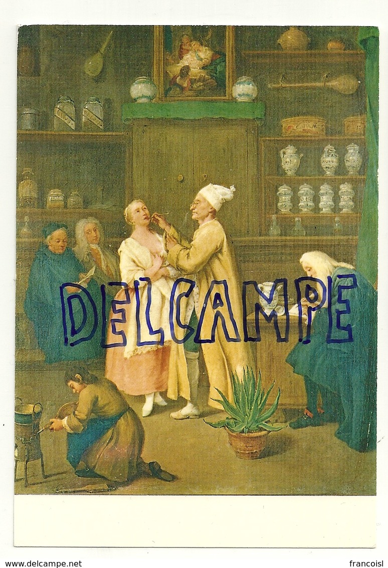 Italie. Longhi Pietro: "L'épicier-droguiste". Venise, Galerie De L'Académie. Ed. Benedetti Roberto. Pharmacie - Peintures & Tableaux