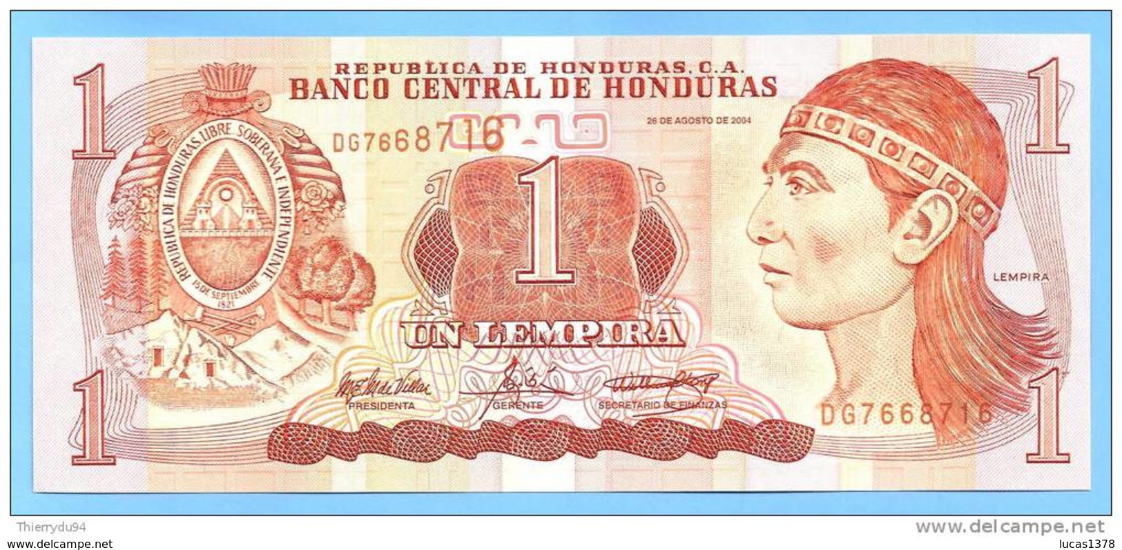 HONDURAS / 1 LEMPIRA 2004 / NEUF - Honduras