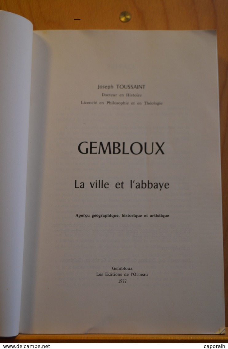 Gembloux. La Ville Et L'abbaye. J. Toussaint. - Belgique