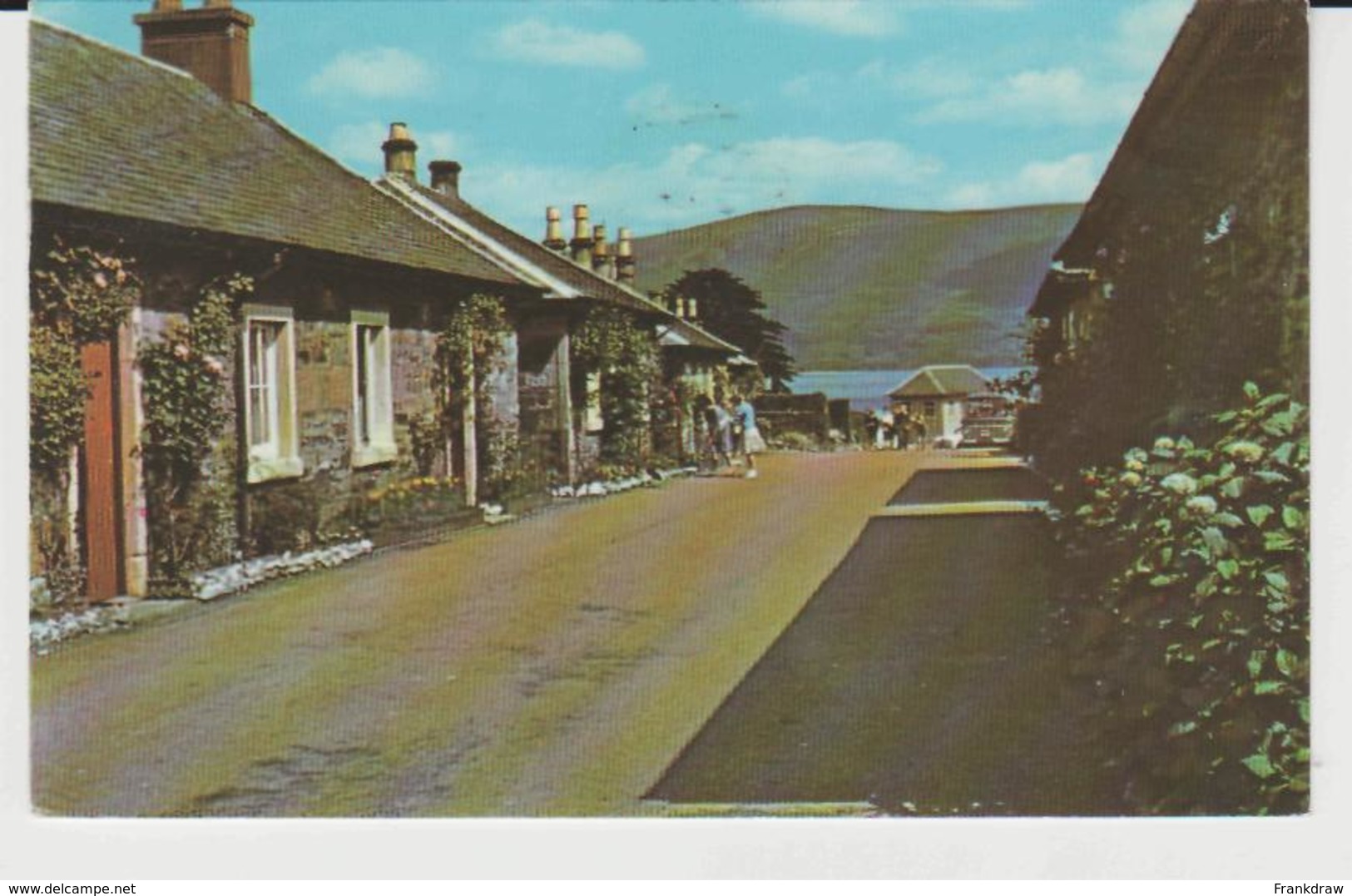 Postcard - Luss Village, Loch Lomond - Posted 7th July 1971 Very Good - Unclassified