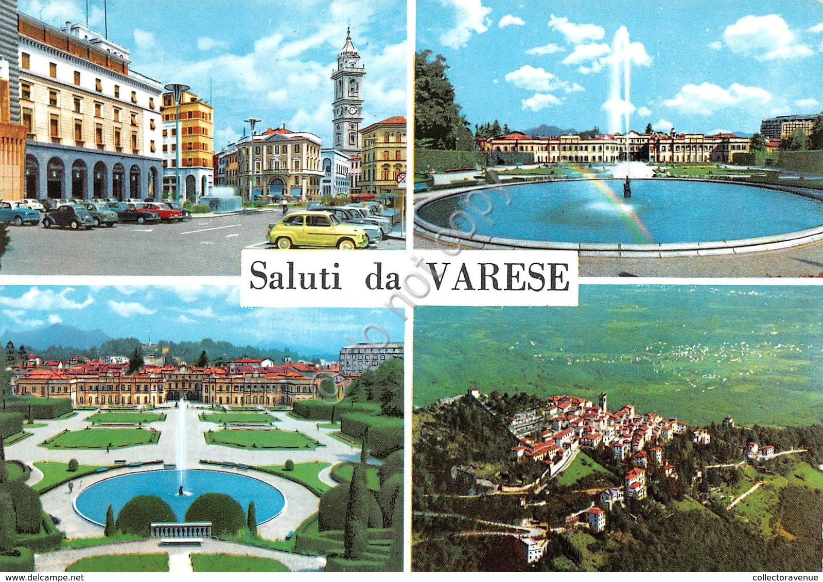 Cartolina Varese 4 Vedute - Varese